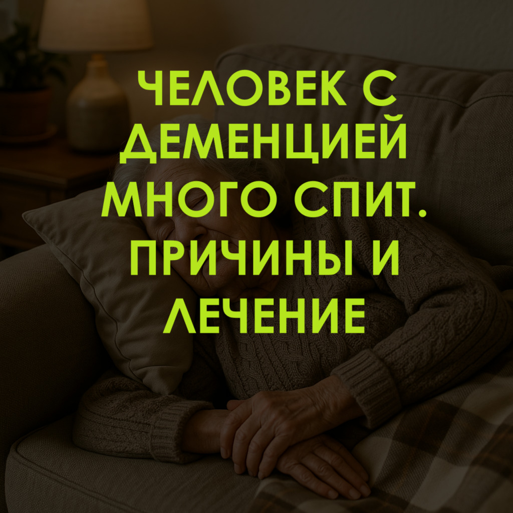 Бабушка с деменцией много спит