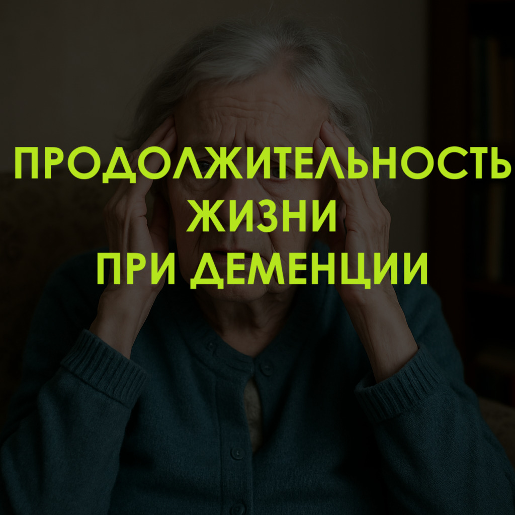 Продолжительность жизни при деменции