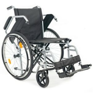Инвалидная кресло-коляска с транзитными колёсами МЕТ TRANSIT 350