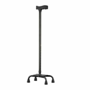 Трость Nova с Т-образной ручкой 4-х опорная с низким основанием